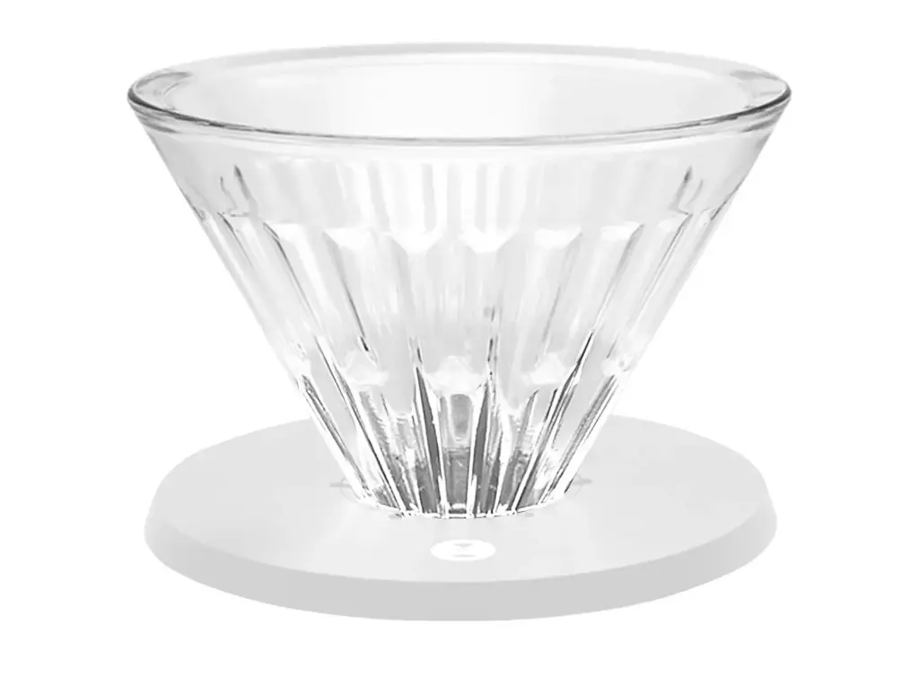 Timemore Crystal Eye Glass Dripper 01 PC Holder- White