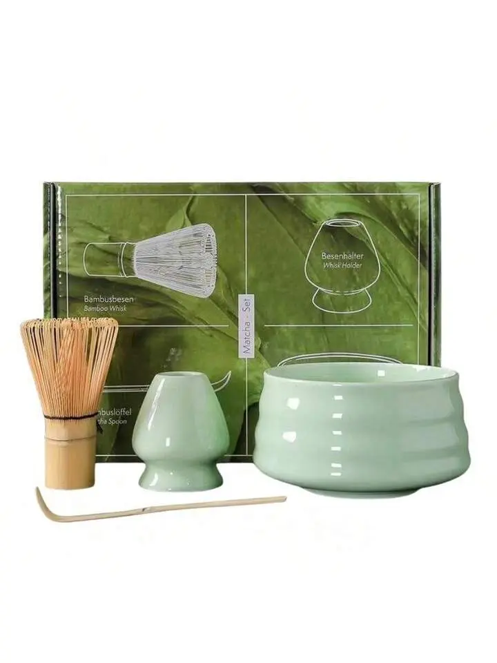 4pcs set matcha light-Green 