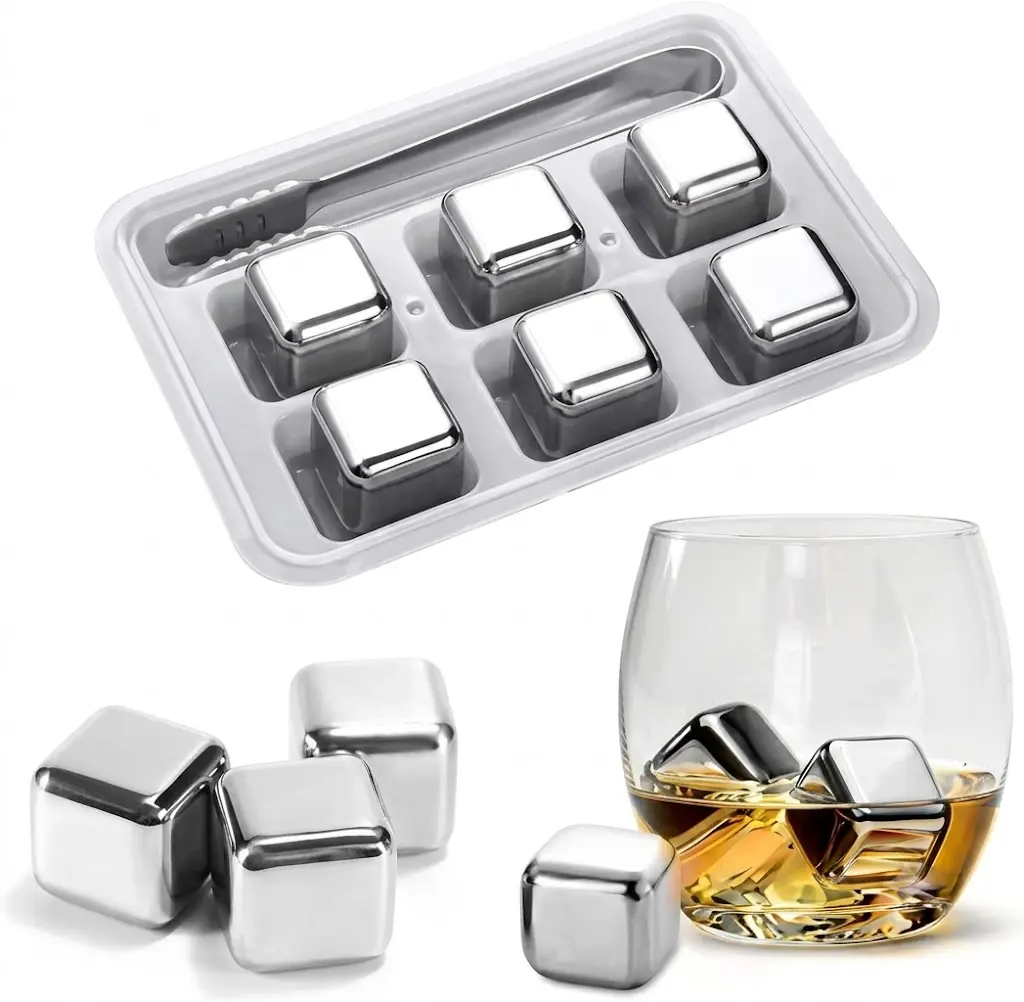 stainless steel Ice cube set 6pcs