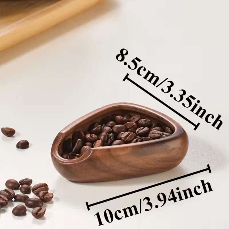 كوب وزن البن خشبي